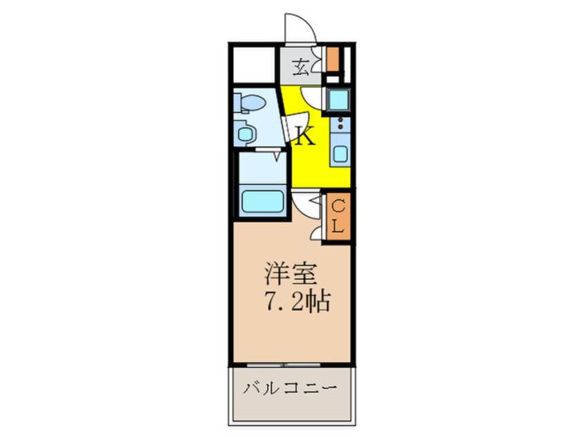 間取図 セレニテ新大阪calme