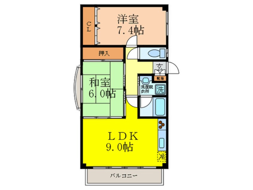 間取図 ピュアコート