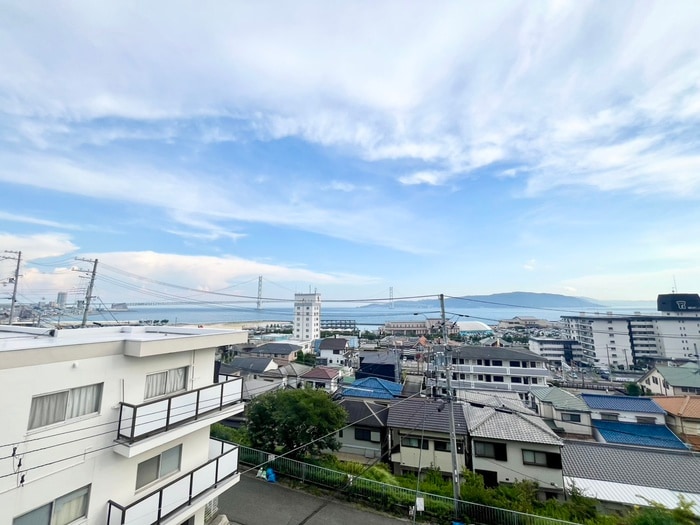 室内からの展望 マンション朝霧１号館