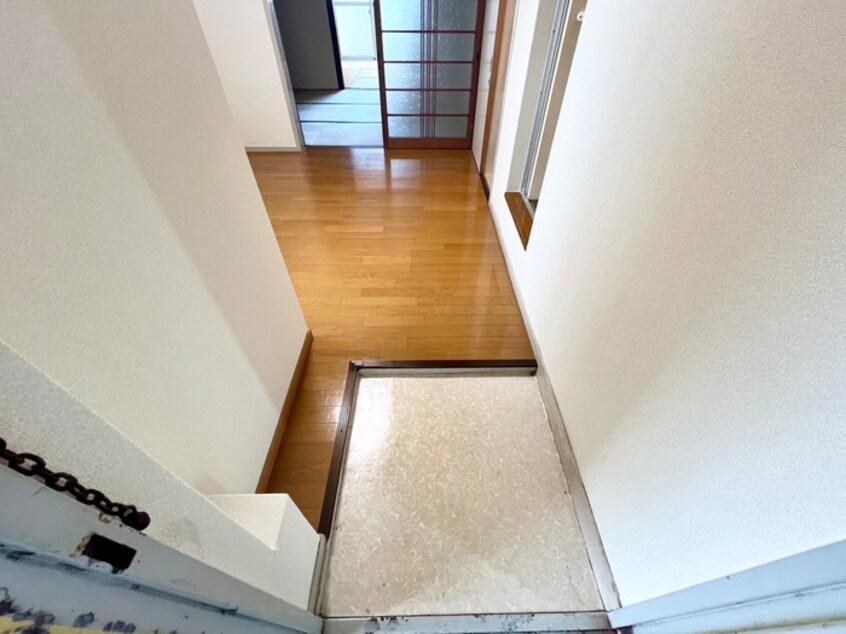 玄関 マンション朝霧１号館