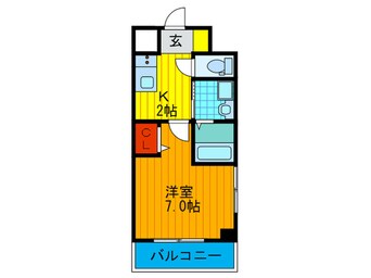 間取図 ロジュマン花川