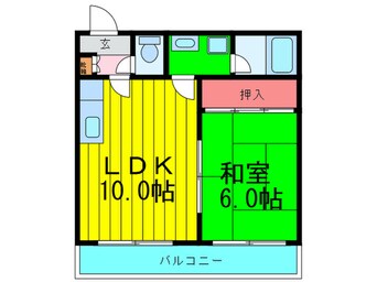 間取図 コ－ポ西森香里園