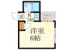 コ－ポ小林 1Rの間取り