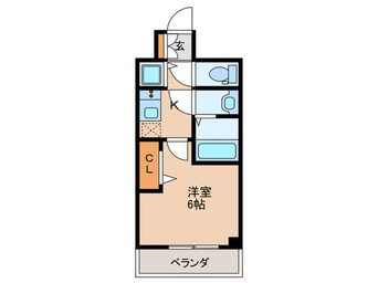 間取図 ｽﾜﾝｽﾞｼﾃｨ大阪城ﾉｰｽ(710)