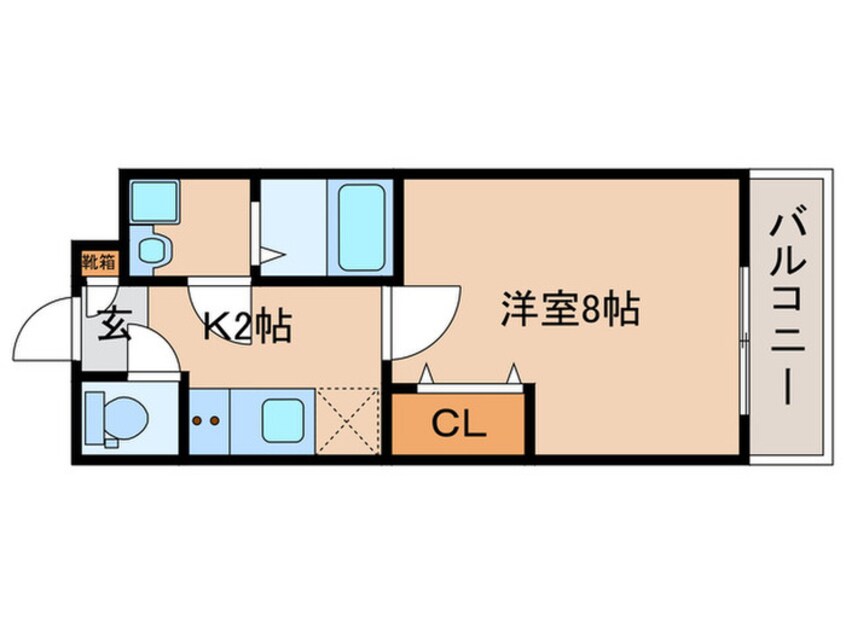 間取図 グランカーサ京都駅前