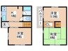 高柳貸家 3Kの間取り