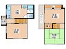 高柳貸家 3DKの間取り