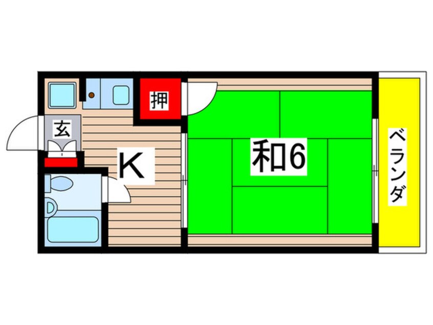 間取図 天神コ－ポ