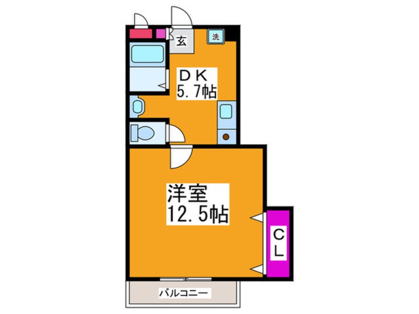 間取図 暁21うえきⅡ号館