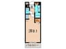 エクレール古結Ⅴ 1Rの間取り