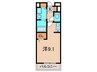エクレール古結Ⅴ 1Rの間取り
