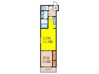 間取図 フジパレス茨木東宮町