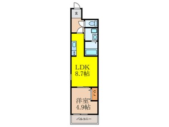 間取図 フジパレス茨木東宮町