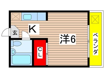 間取図 ハイツ京ノ幸