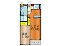 ル・シエル・ブルーⅡの間取図