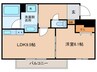 カ－サ松崎町 1LDKの間取り