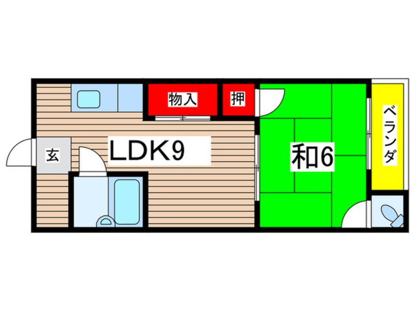 間取図 天神マンション