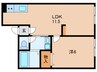 吉岡ハイツ 1LDKの間取り