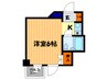コスモハイツ里ノ内 1Rの間取り