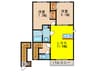 アムールSelva 2LDKの間取り