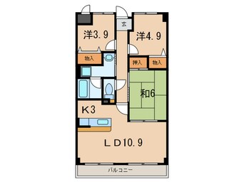 間取図 ベレッツァ芦屋Ⅰ