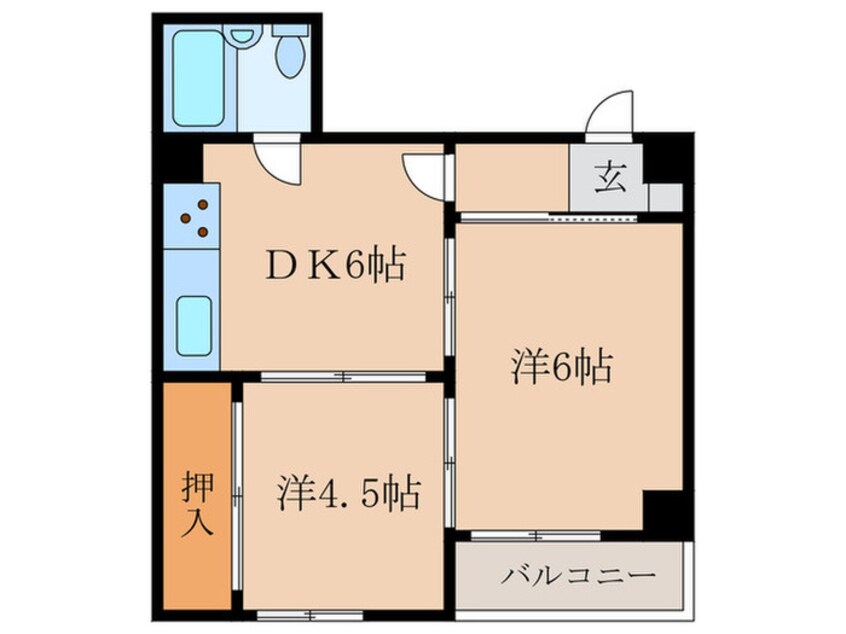 間取図 ライフポケット甲子園