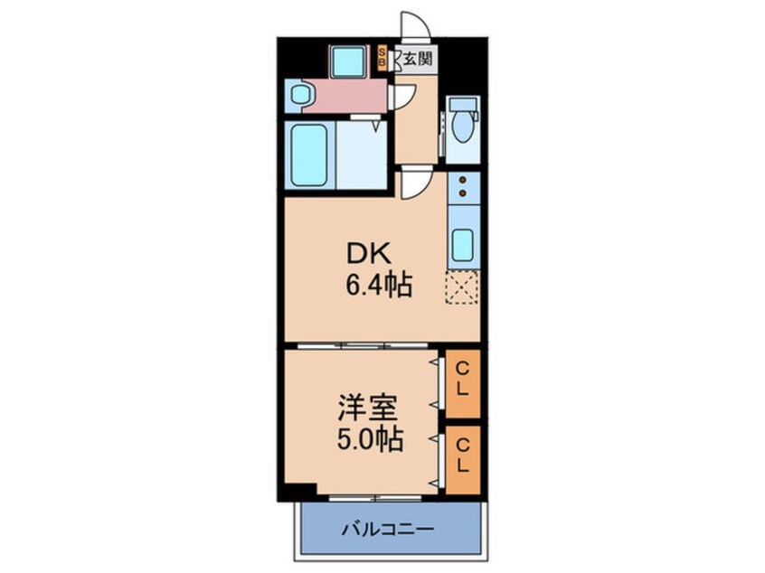 間取図 ラ・タ－シュ梅田北