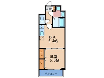 間取図 ラ・タ－シュ梅田北