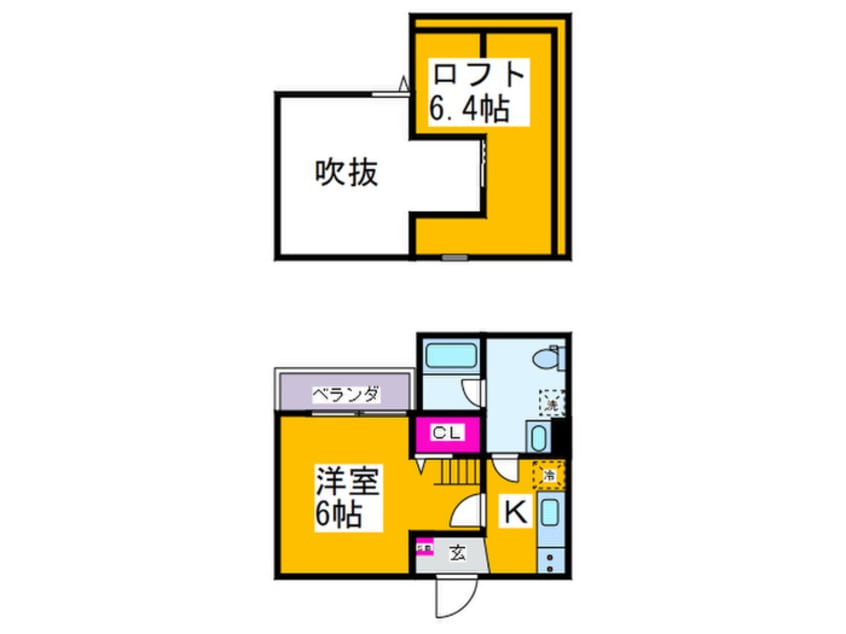 間取図 T.A小路東2丁目ⅥB棟