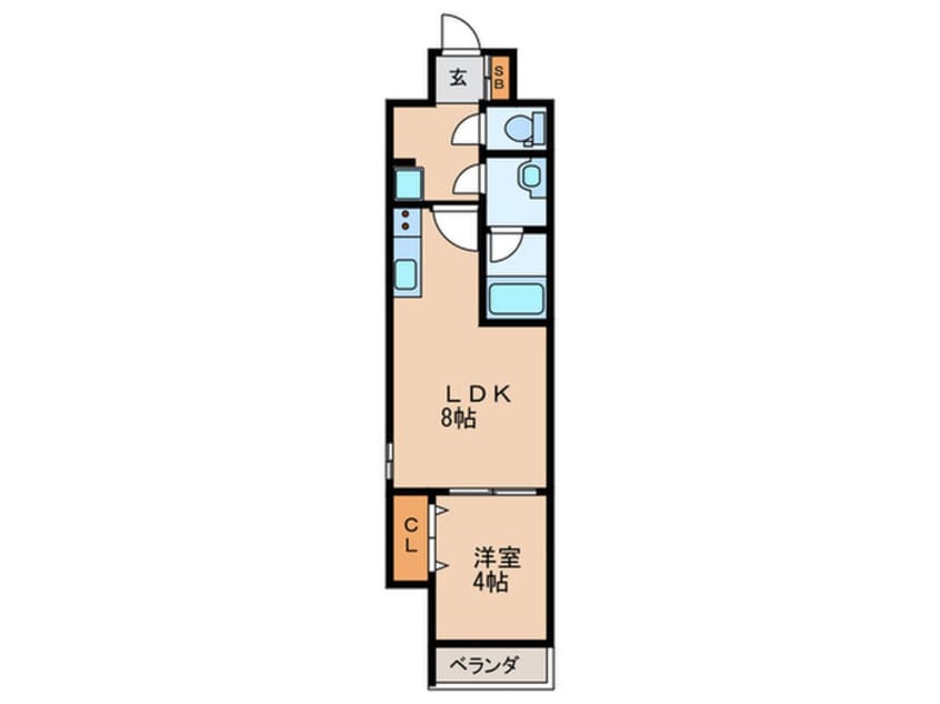 間取図 La CASA 新北野Ⅱ