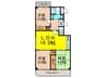 新千里ハイツこうじ 3LDKの間取り
