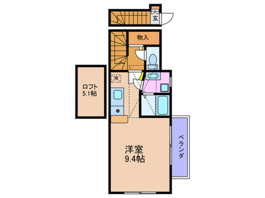 間取図 ラ・シャンテ