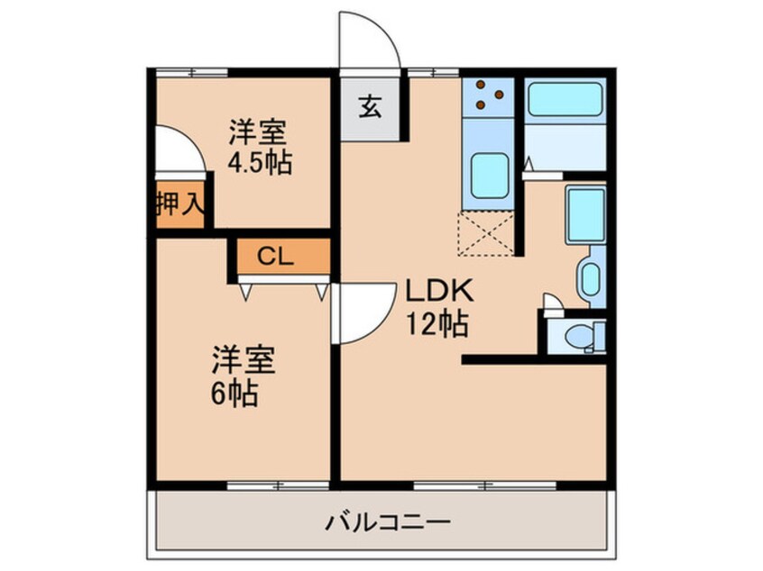 間取図 此花厚生年金住宅（高見）A棟