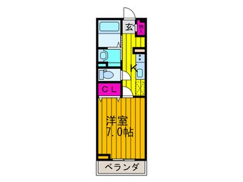 間取図 グランソレイユ楠葉Ⅱ