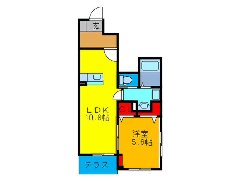 間取図 ﾚﾌｨﾅｰﾄﾞ・ｺﾝﾄﾞﾐﾆｵ