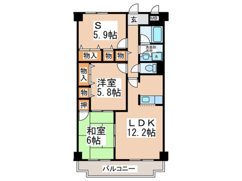 間取図 ステラル－チェ