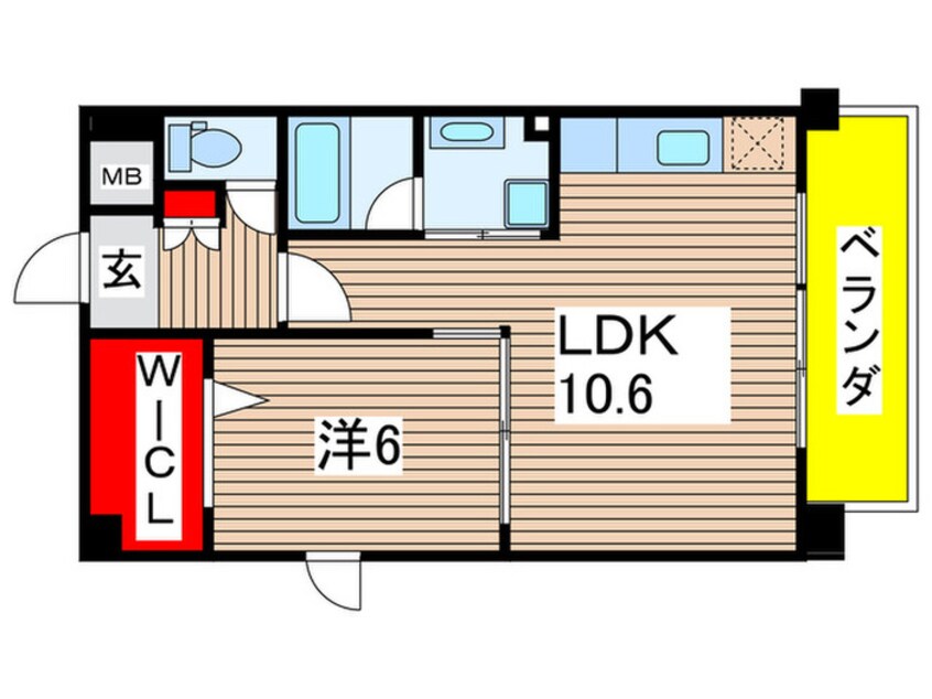 間取図 モントレゾ－ル