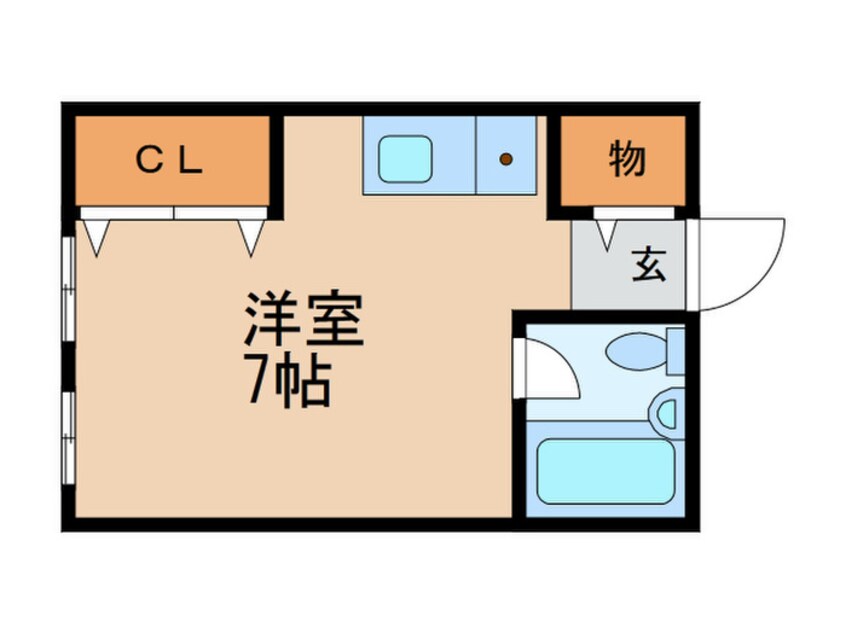 間取図 プロシード八戸ノ里