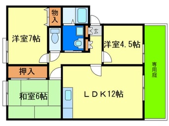 間取図 ヴィレッジ花水木Ｃ棟