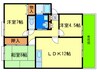 ヴィレッジ花水木Ｃ棟 3LDKの間取り