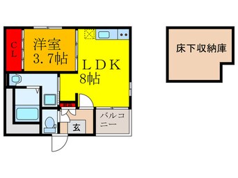 間取図 ハーモニーテラス花園東町Ⅱ