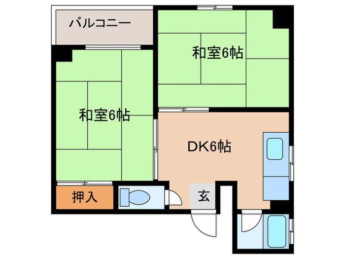 間取り図 業平ハイツ