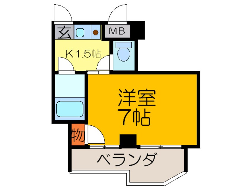 間取図 エンゼルハイツ小阪本町