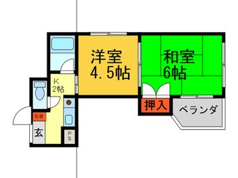 間取図 エンゼルハイツ小阪本町