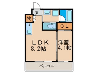 間取図 KALERA Momoyama
