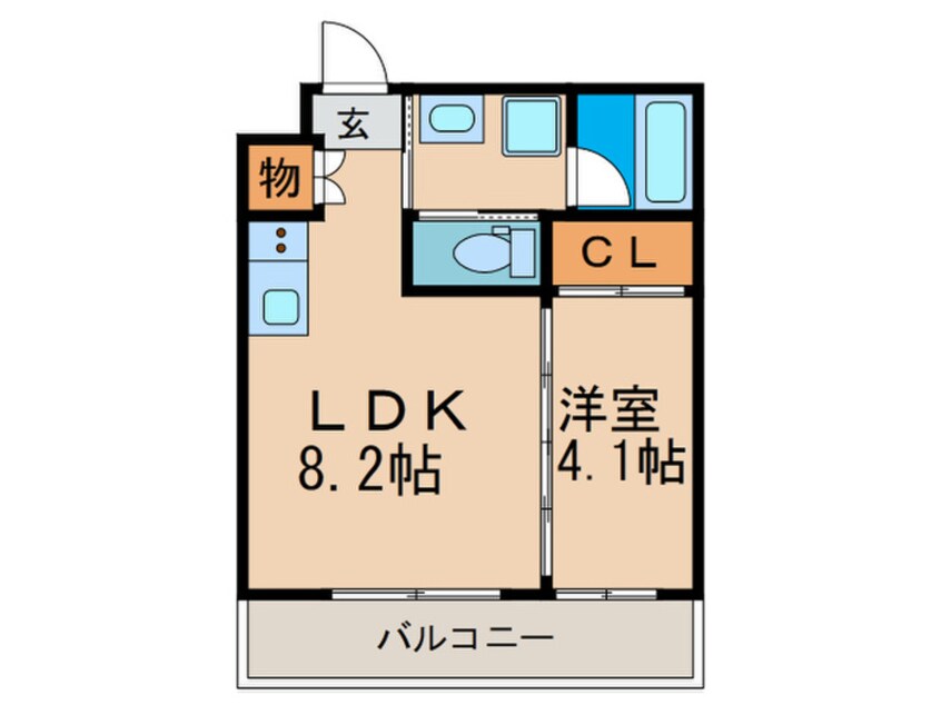 間取図 KALERA Momoyama