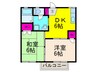 ハイツシャローム 2DKの間取り