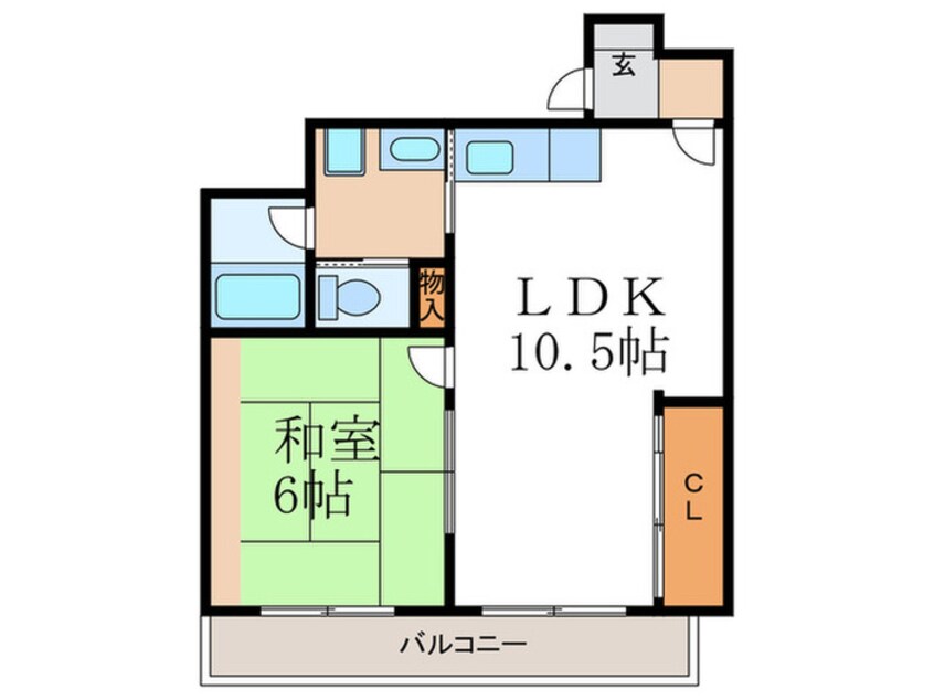 間取図 エントピア車折