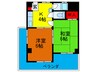 ヨドガワコーポ 2Kの間取り