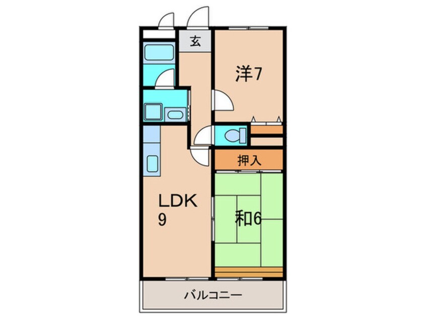 間取図 サンビレッジ